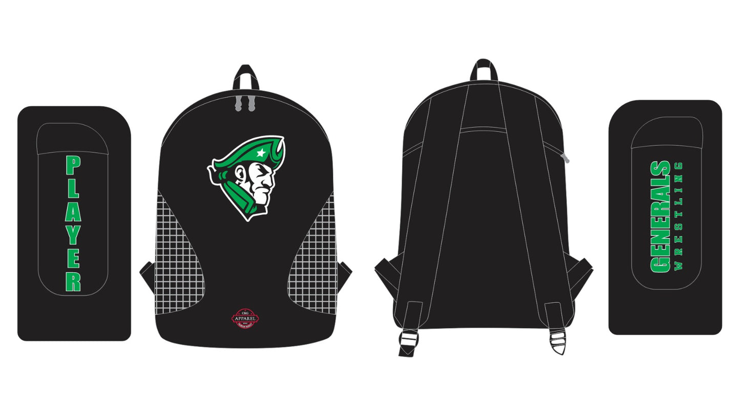 JACKSON GENERALS WRESTLING BAG