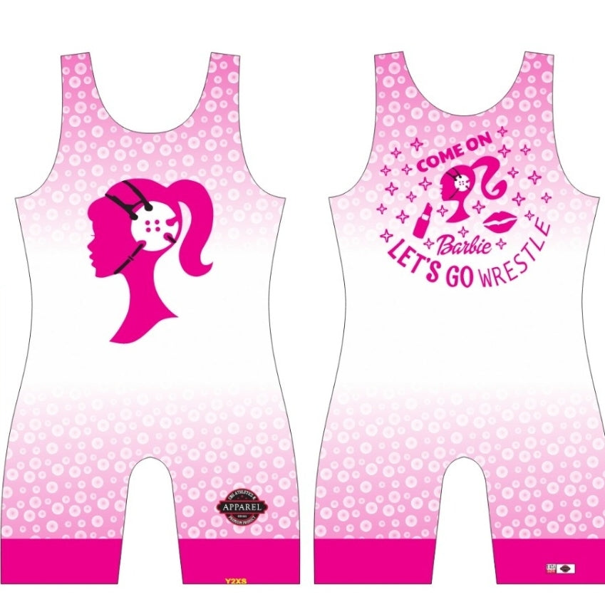 Barbie Wrestling Singlet