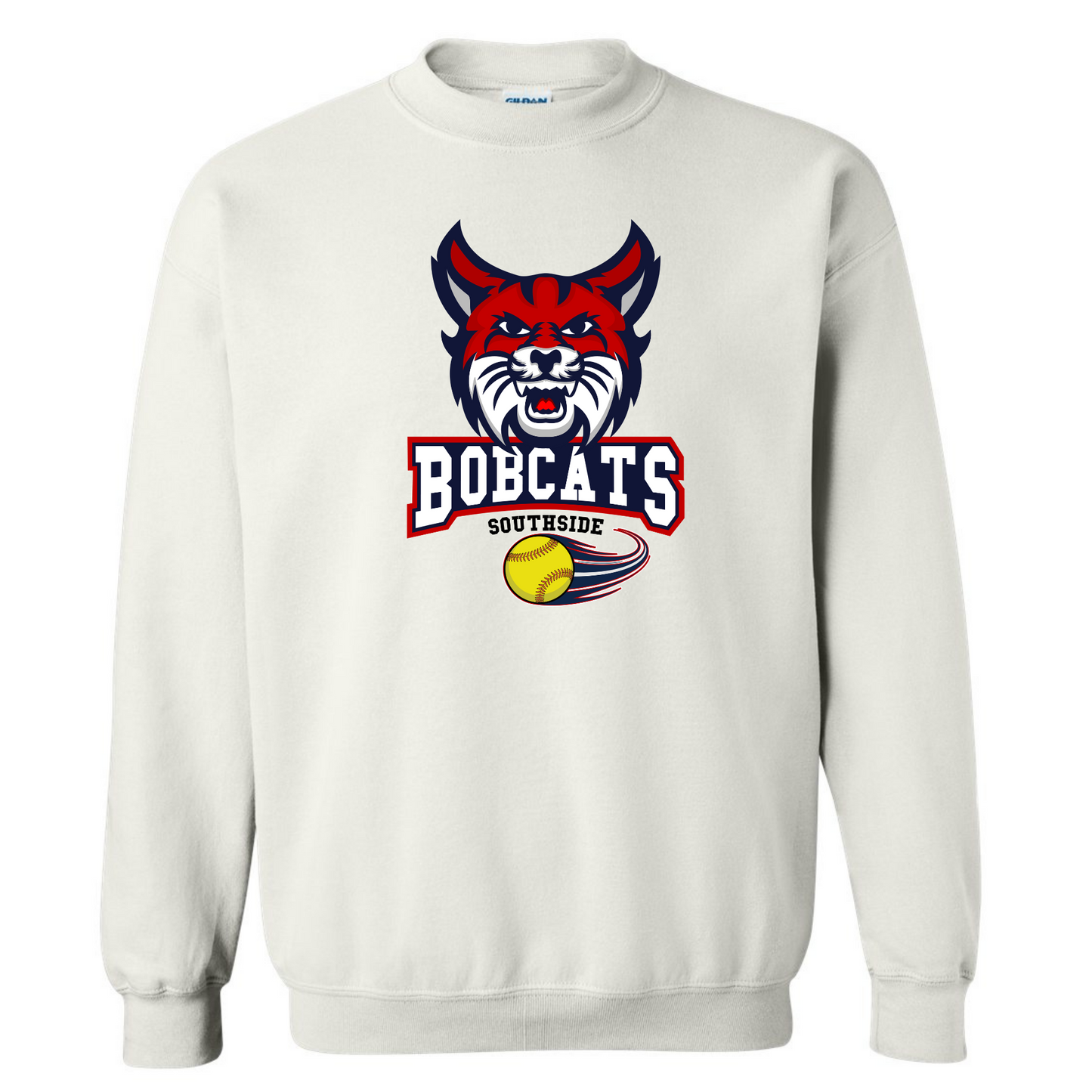 Southside Bobcats Softball Crewneck