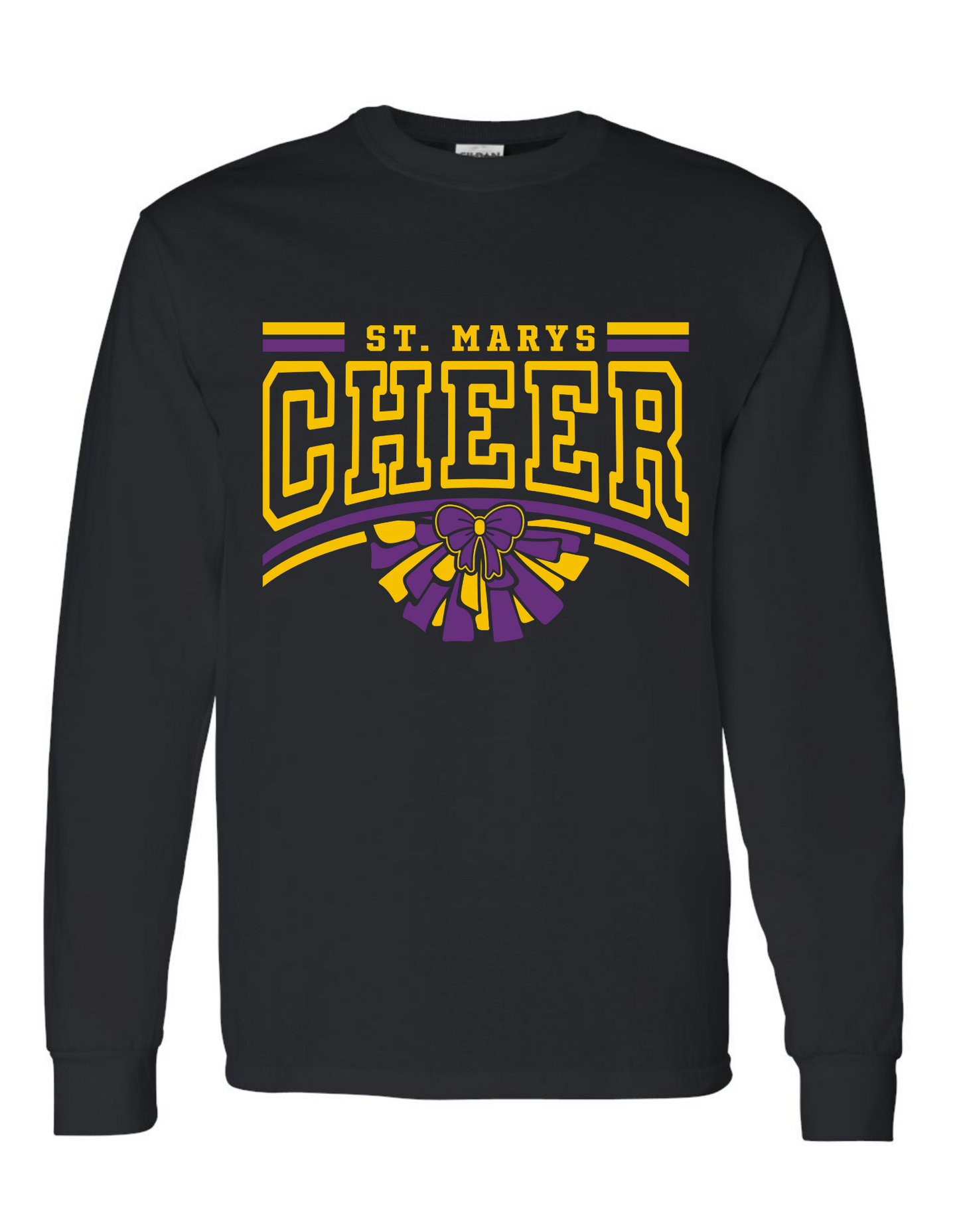 ST. MARYS FOOTBALL & CHEER T-SHIRTS LONG SLEEVE