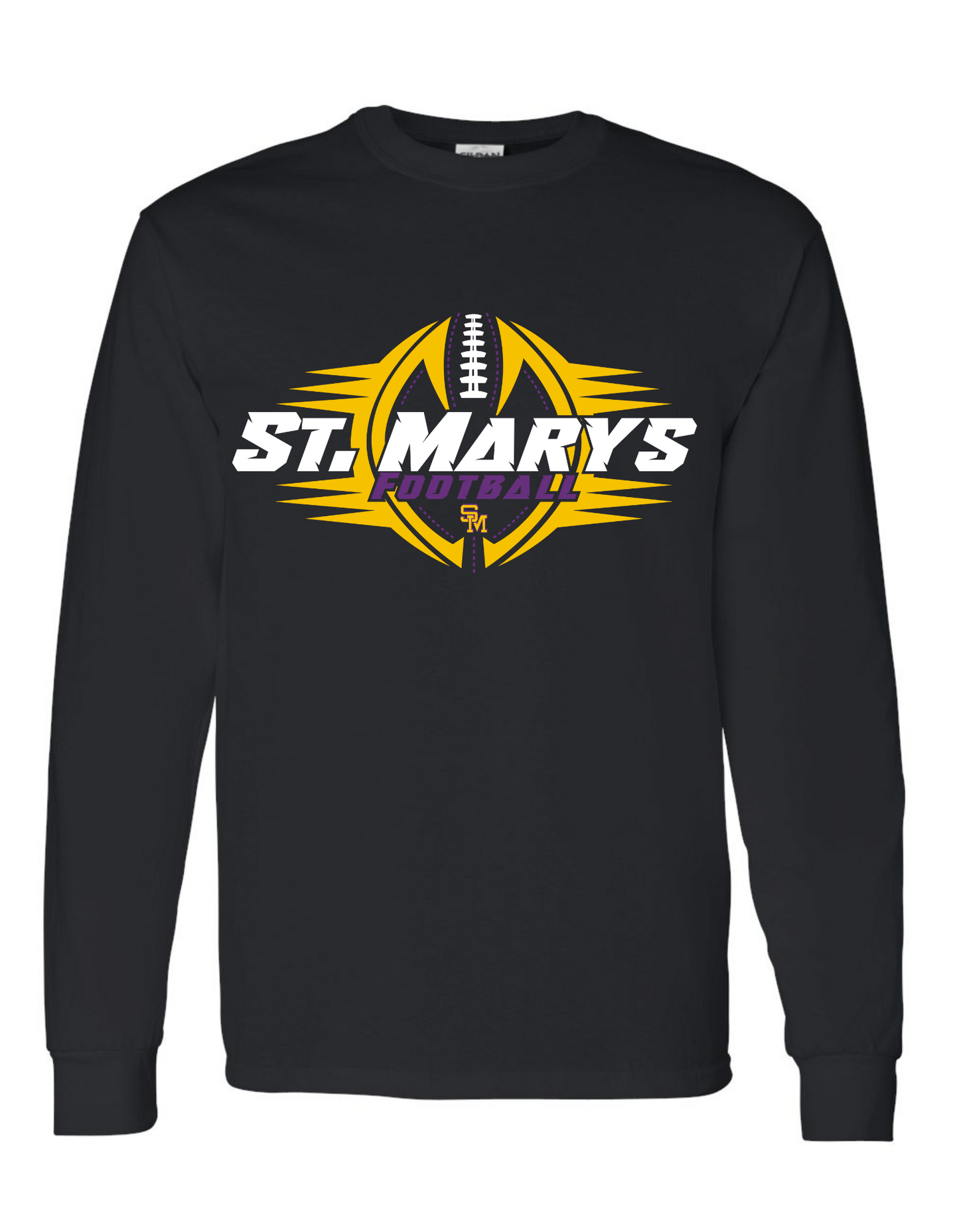 ST. MARYS FOOTBALL & CHEER T-SHIRTS LONG SLEEVE