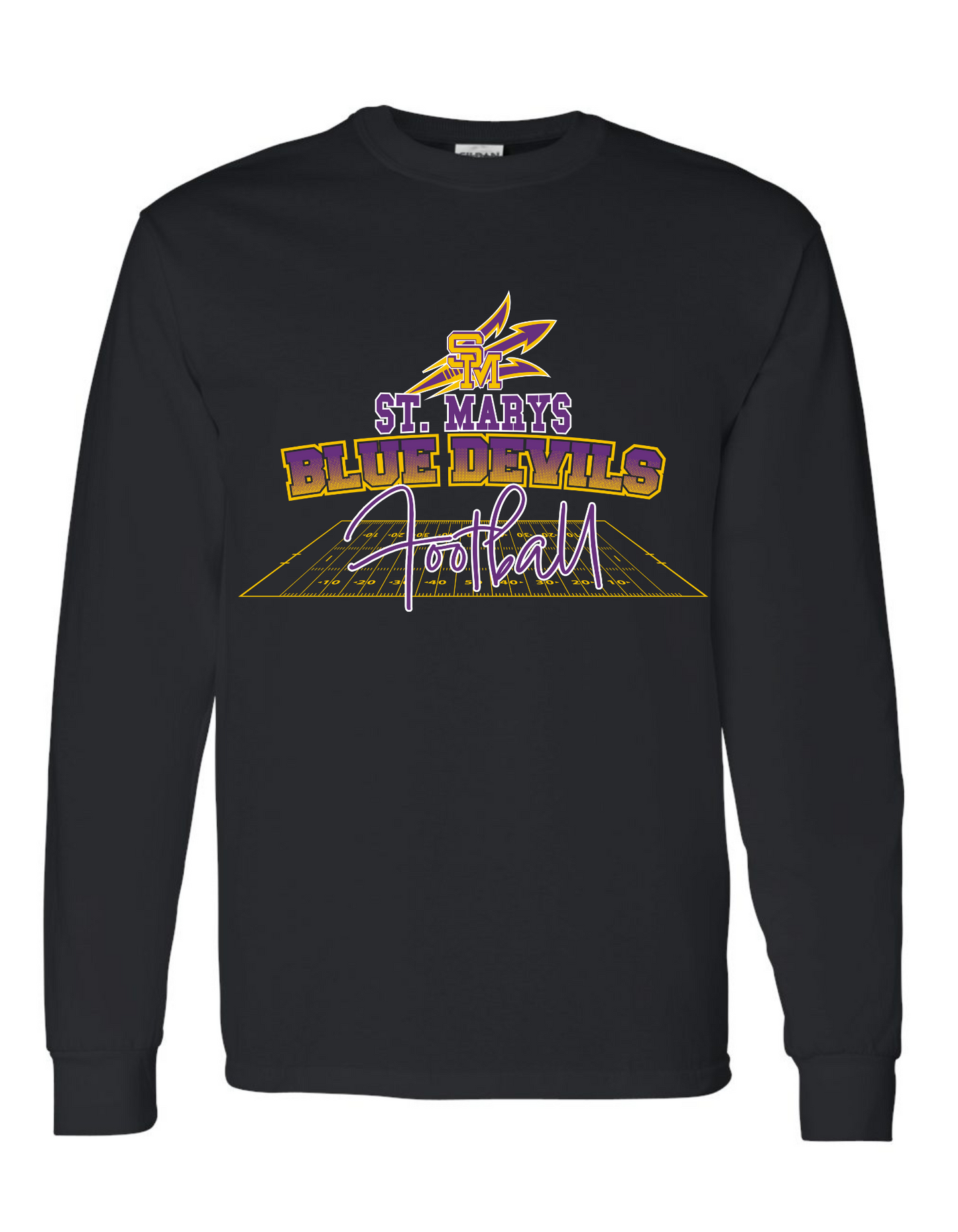 ST. MARYS FOOTBALL & CHEER T-SHIRTS LONG SLEEVE