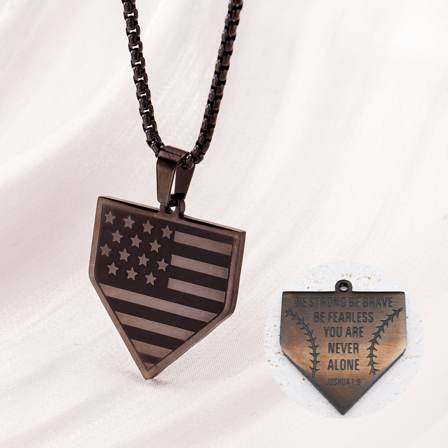 BLACK BASE W/FLAG J38