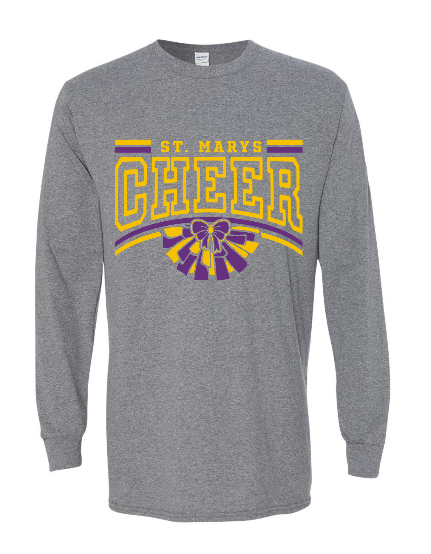 ST. MARYS FOOTBALL & CHEER T-SHIRTS LONG SLEEVE