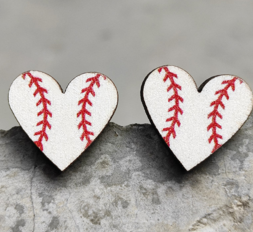 BASEBALL EARRINGS J17