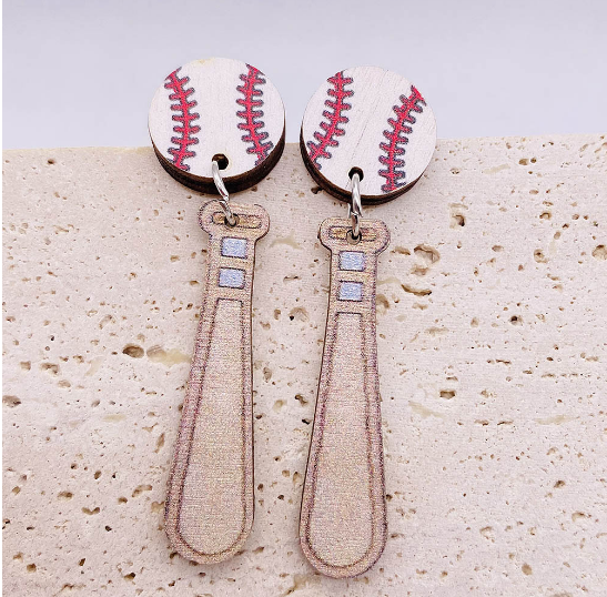 BASEBALL EARRINGS J02