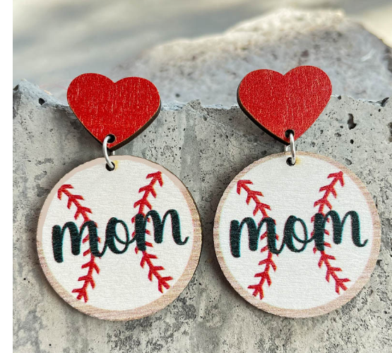 BASEBALL EARRINGS J29