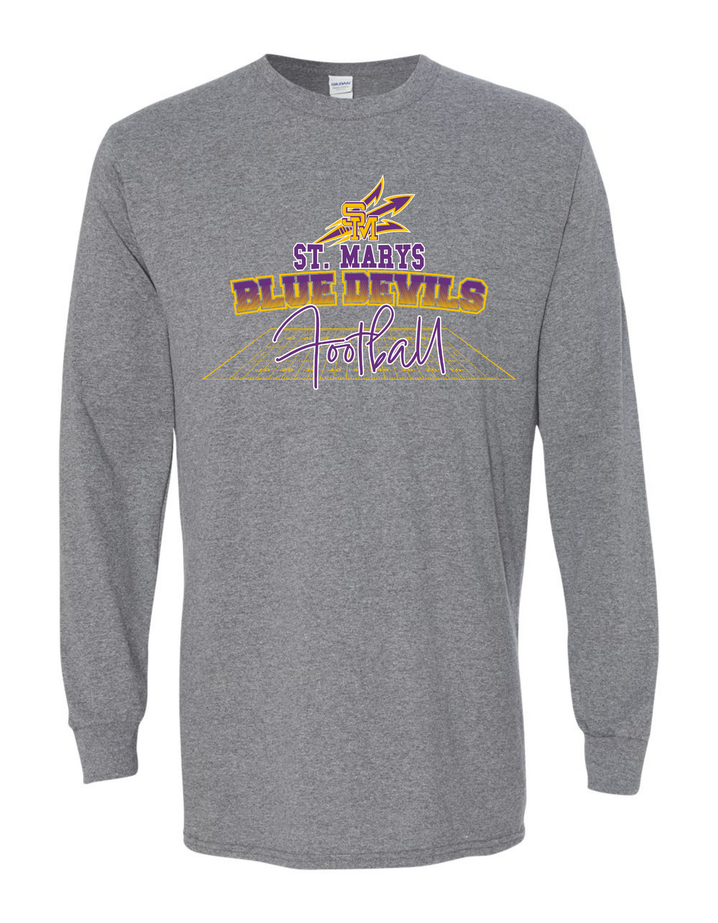 ST. MARYS FOOTBALL & CHEER T-SHIRTS LONG SLEEVE