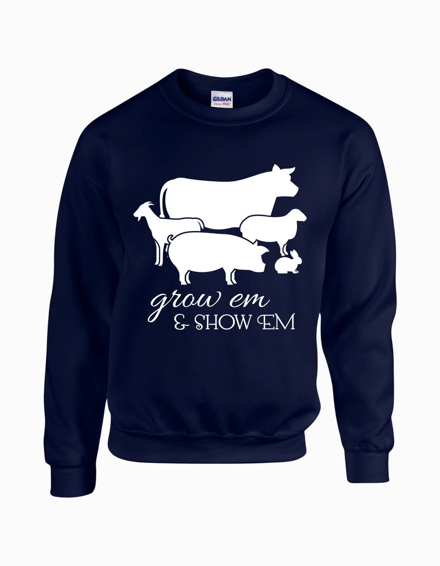GROW EM & SHOW EM CREWNECKS