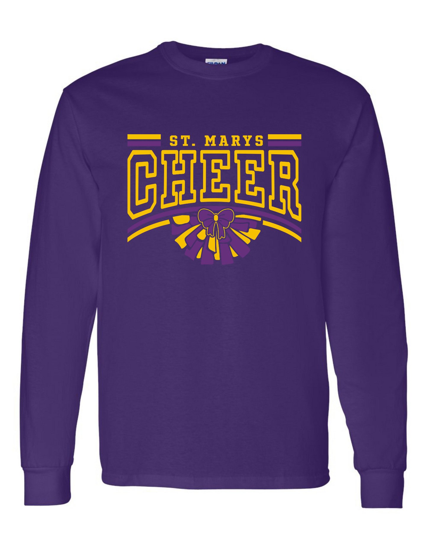 ST. MARYS FOOTBALL & CHEER T-SHIRTS LONG SLEEVE