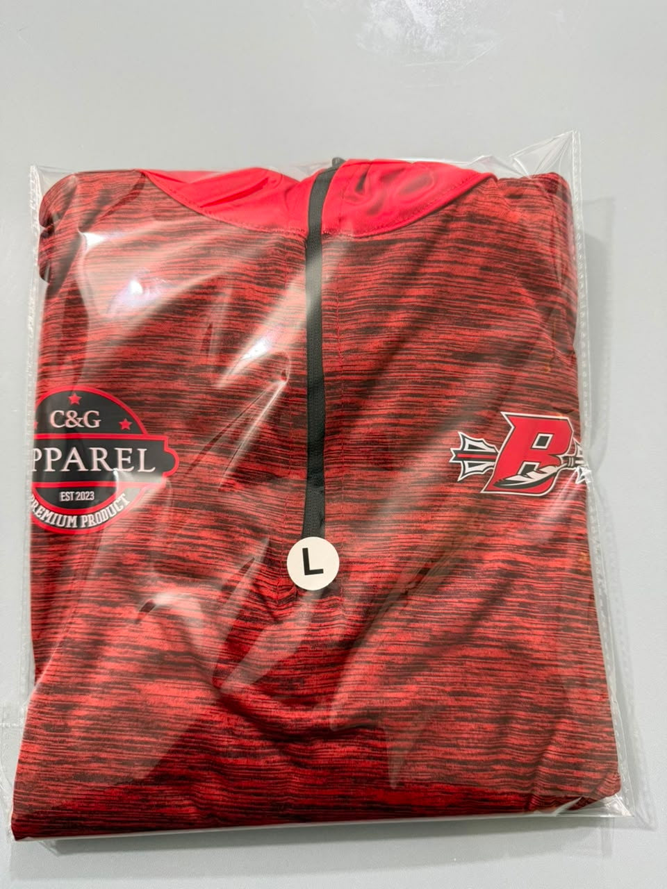BRIDGEPORT WRESTLING SUBLIMATED LIGHT WEIGHT HOODIE
