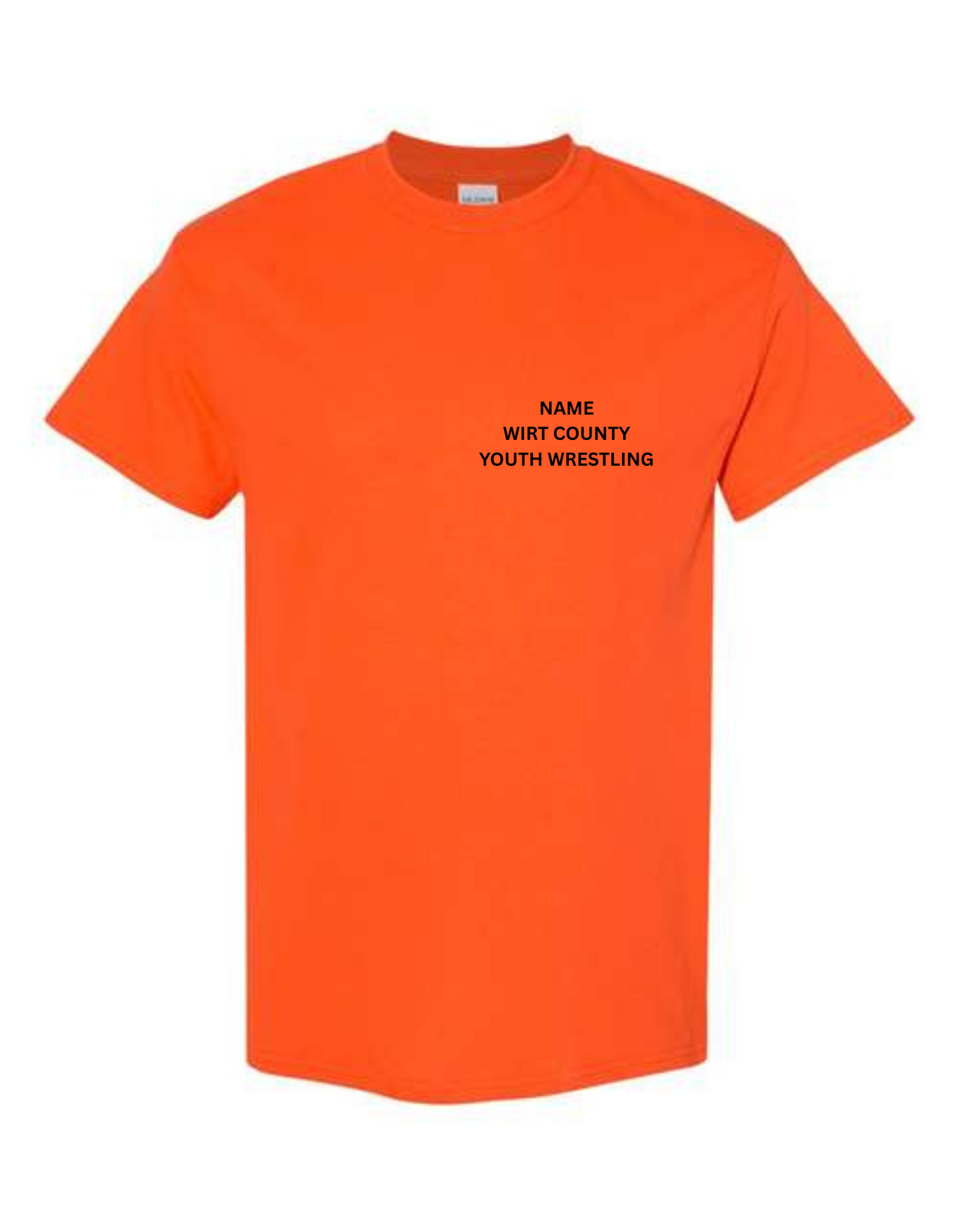 WIRT COUNTY YOUTH WRESTLING T-SHIRTS SHORT SLEEVE