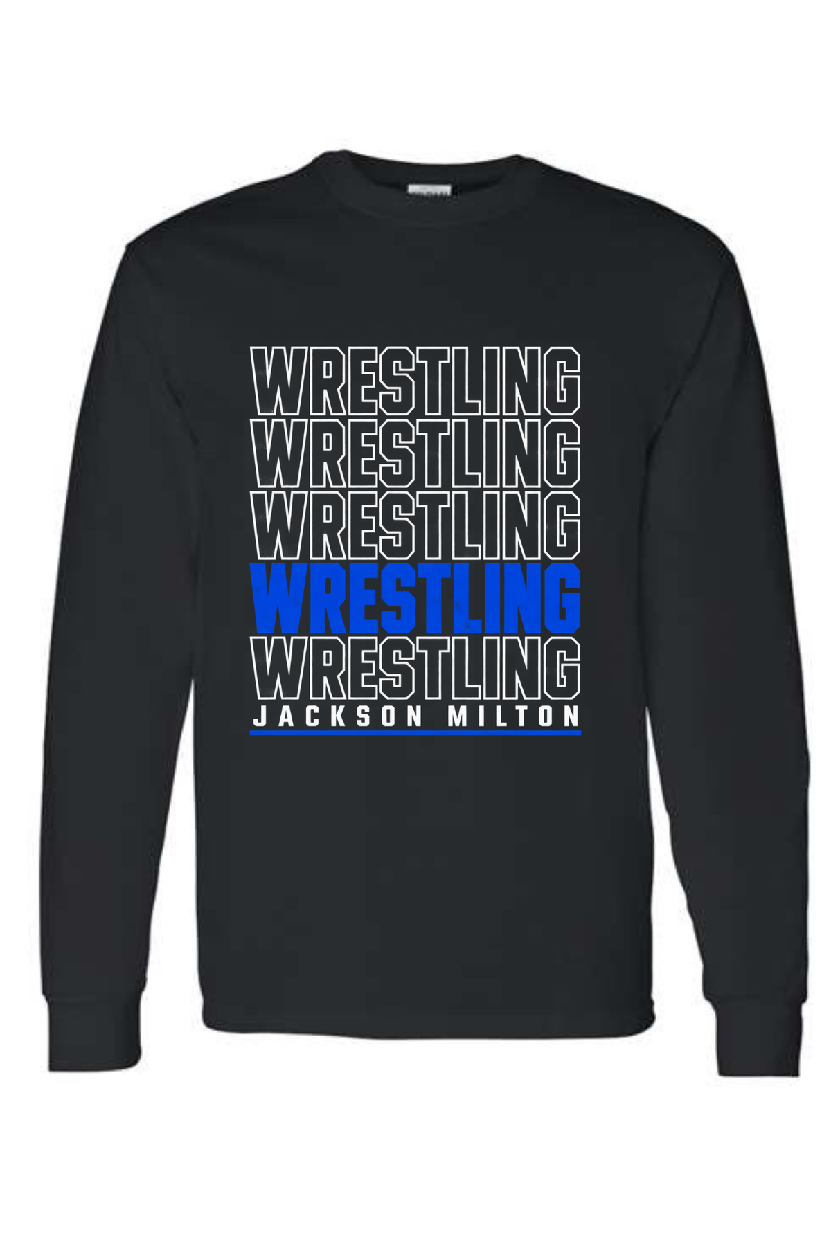JACKSON MILTON WRESTLING LONG SLEEVE TEE