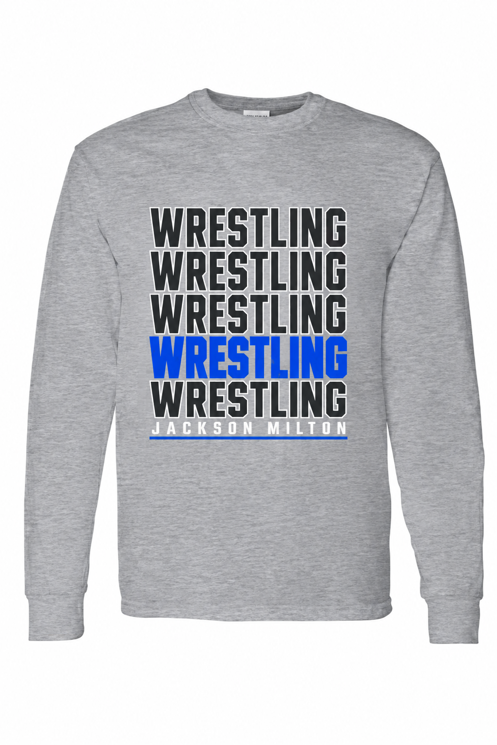 JACKSON MILTON WRESTLING LONG SLEEVE TEE