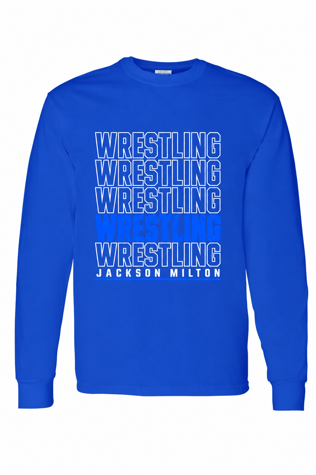 JACKSON MILTON WRESTLING LONG SLEEVE TEE
