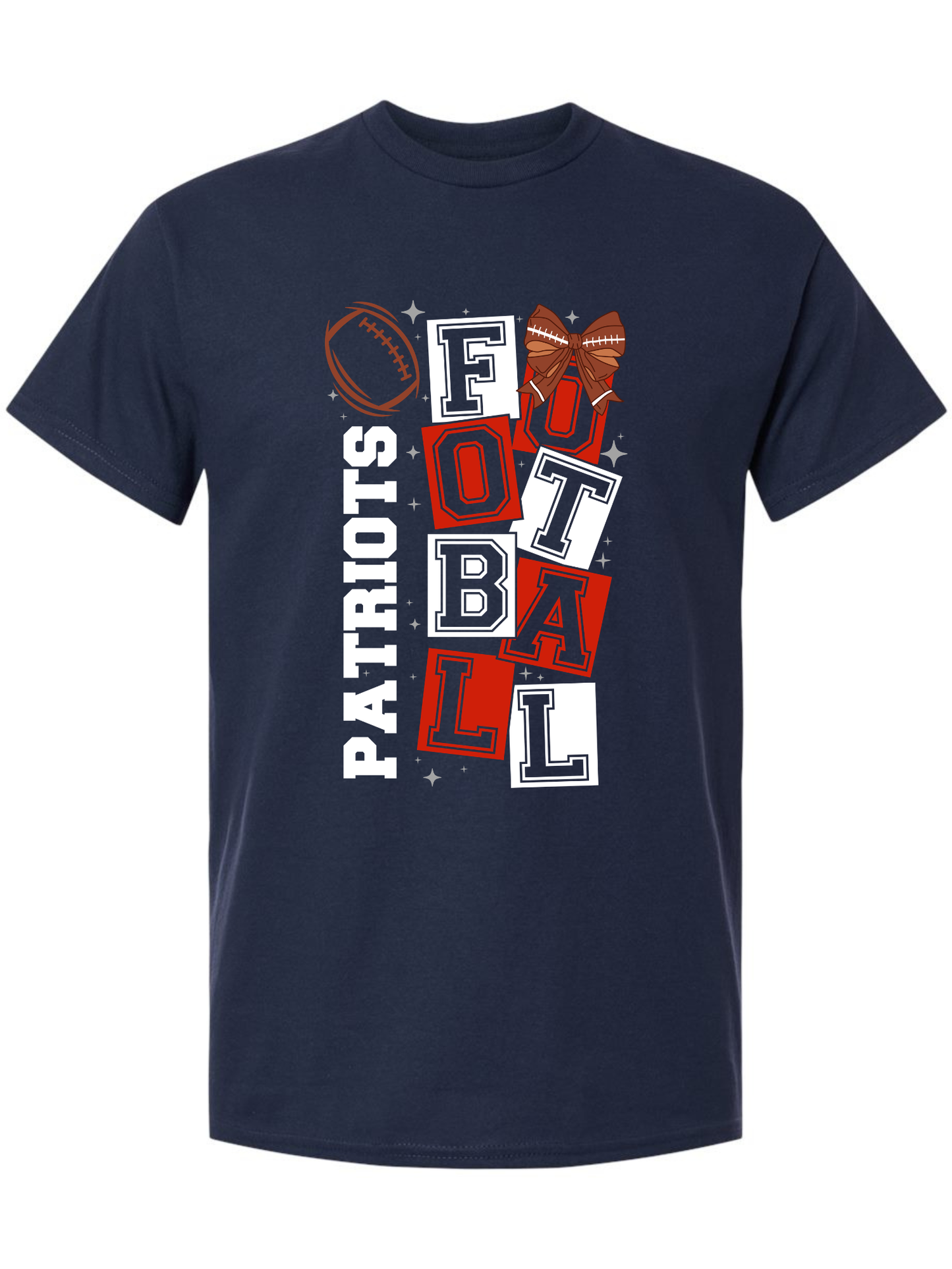 MINERAL WELLS PATRIOT FOOTBALL TEE