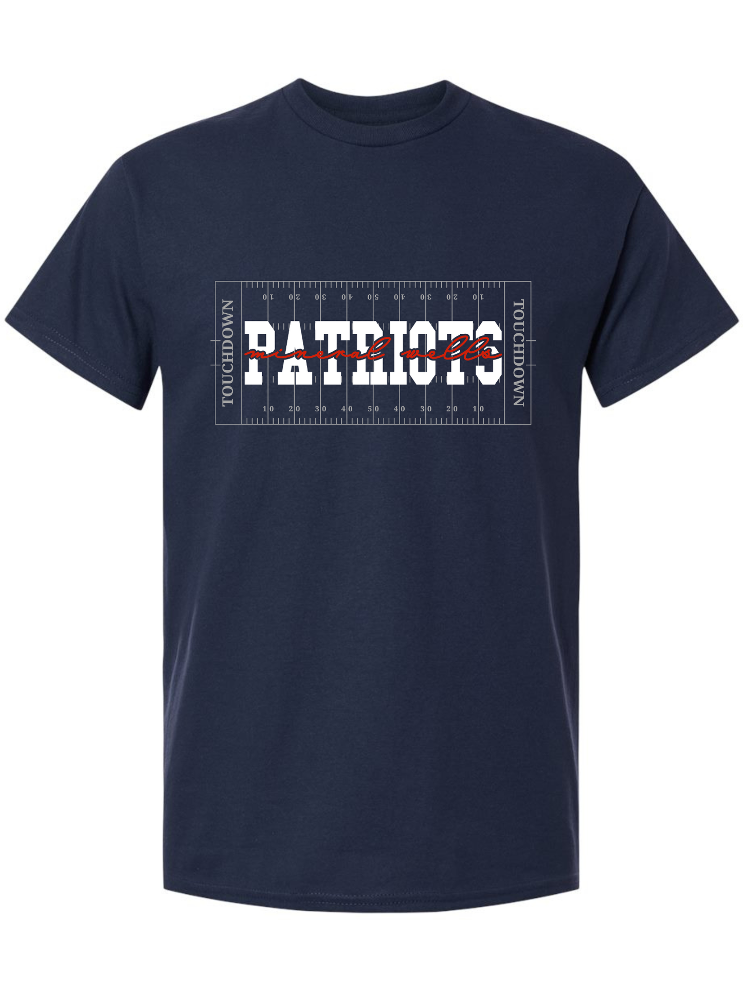 MINERAL WELLS PATRIOT FOOTBALL TEE