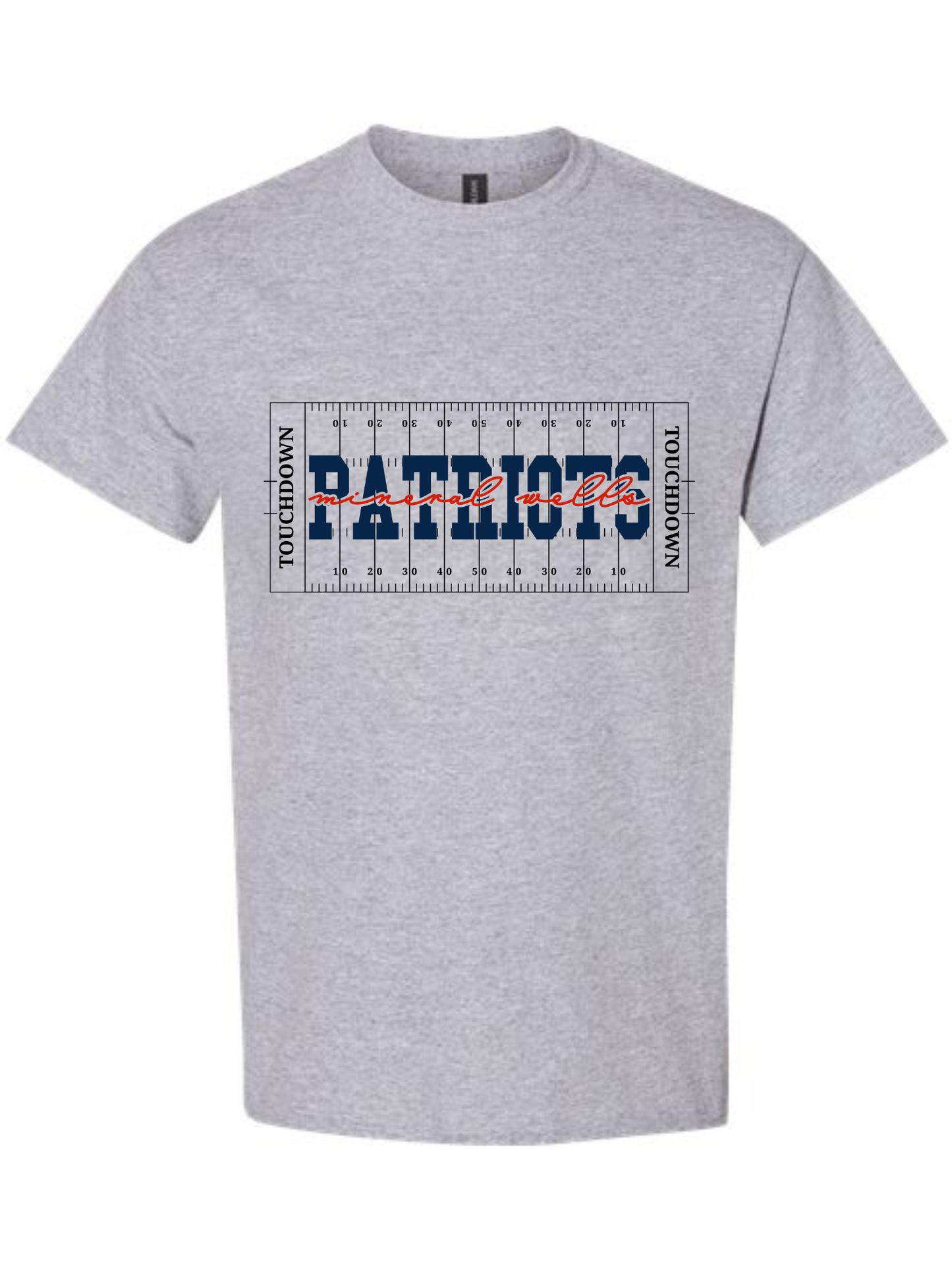 MINERAL WELLS PATRIOT FOOTBALL TEE