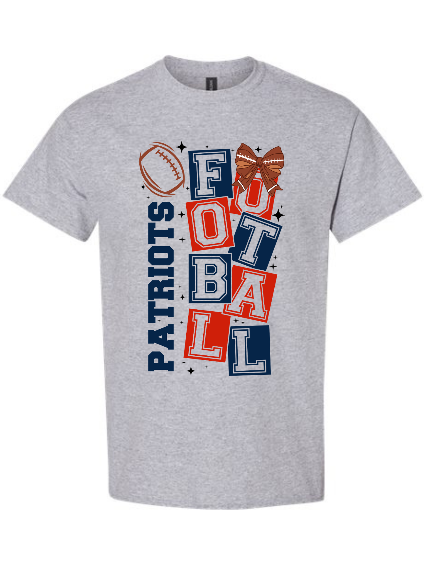 MINERAL WELLS PATRIOT FOOTBALL TEE