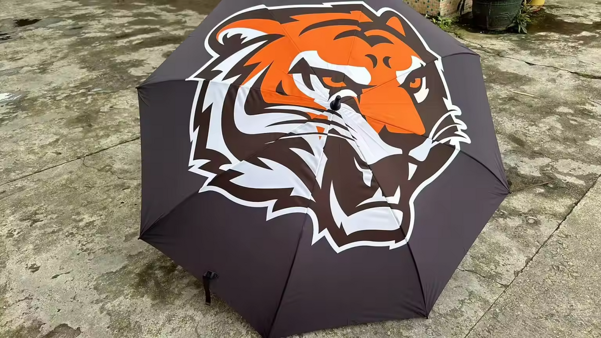 60 INCH MARIETTA TIGERS GOLF STYLE UMBRELLA "PRE ORDER SALE"