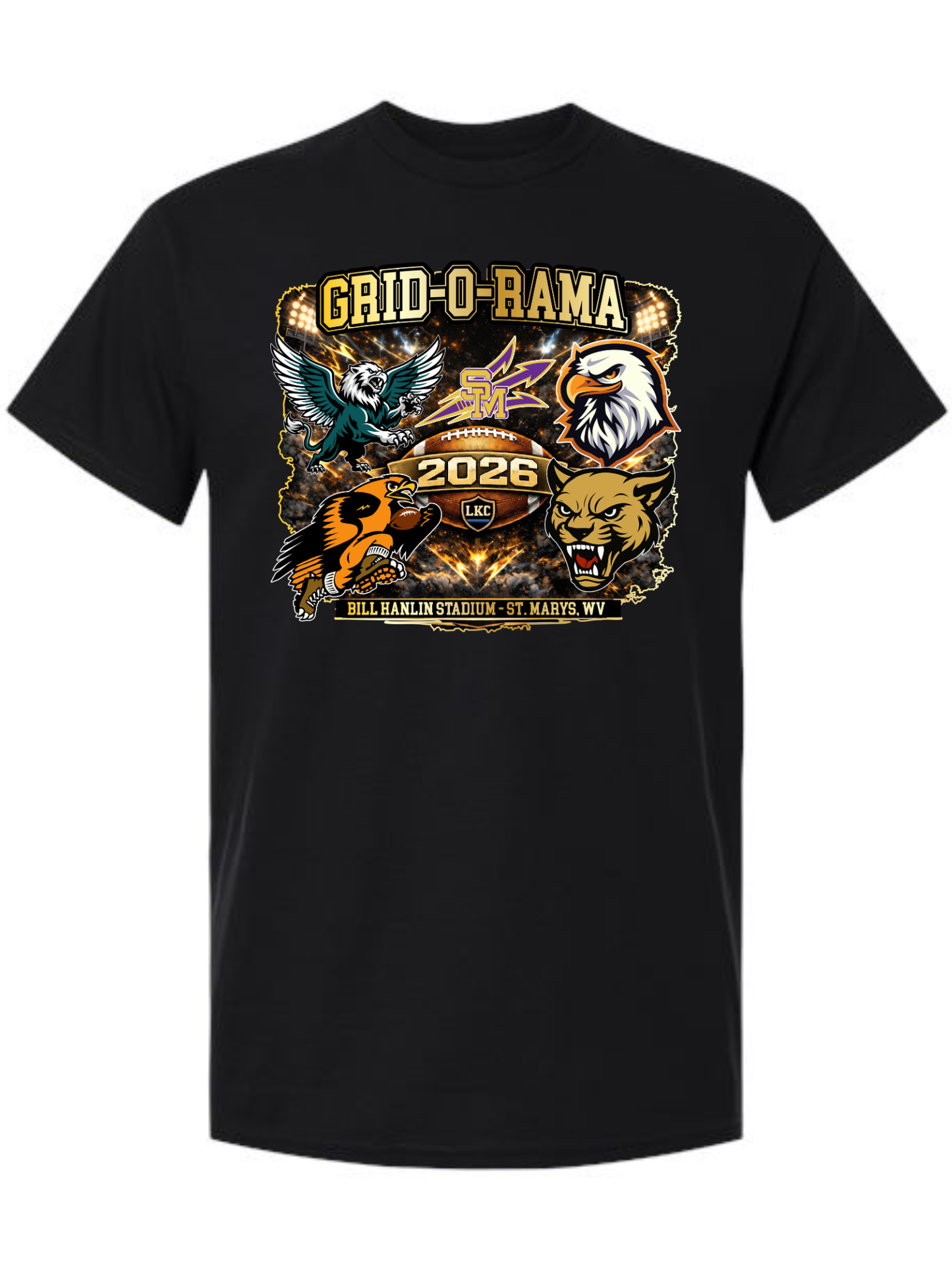 ST. MARYS GRID-O-RAMA T SHIRT