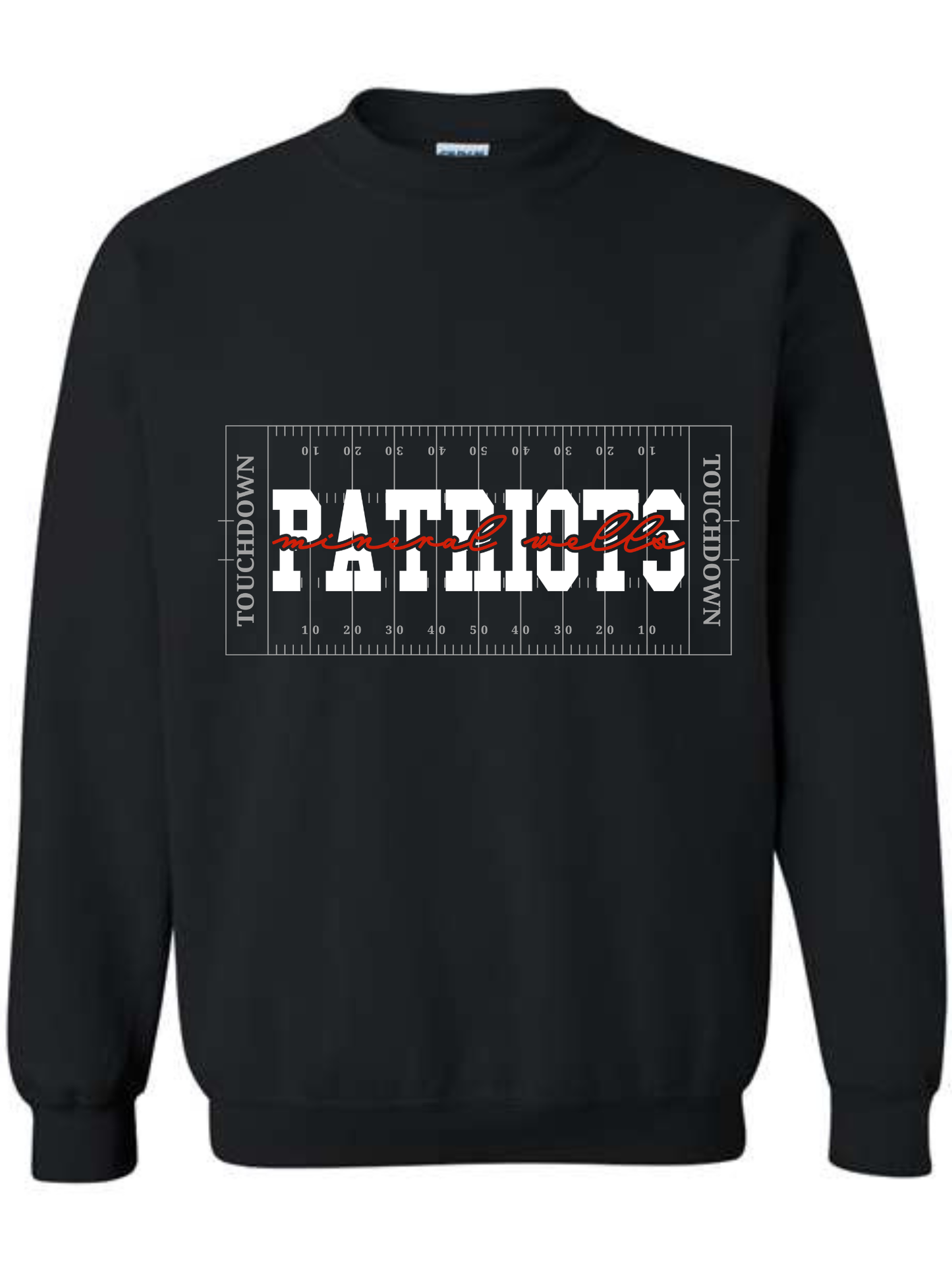 MINERAL WELLS PATRIOT FOOTBALL LONGSLEEVEE TEE