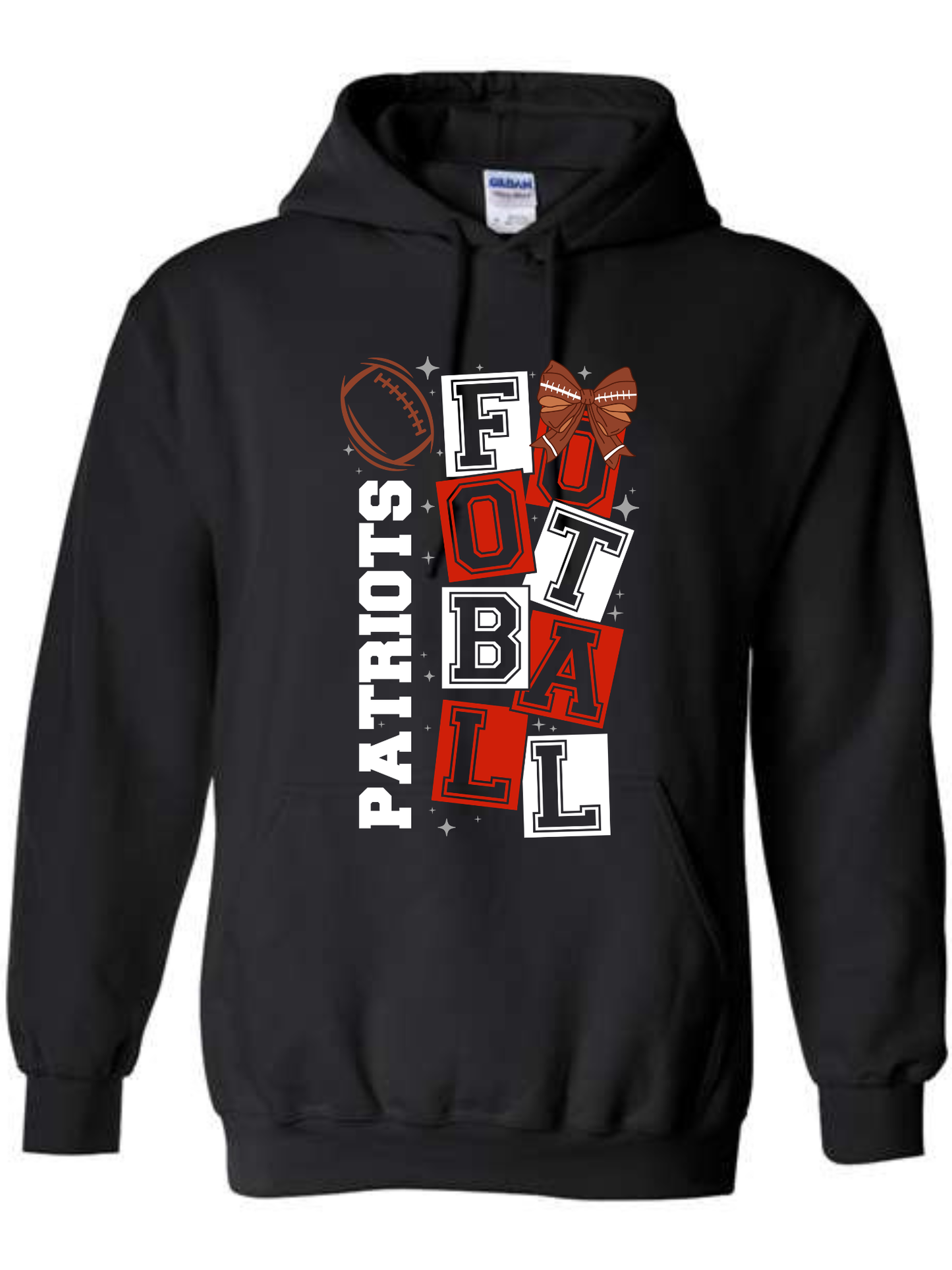 MINERAL WELLS PATRIOT FOOTBALL HOODIE