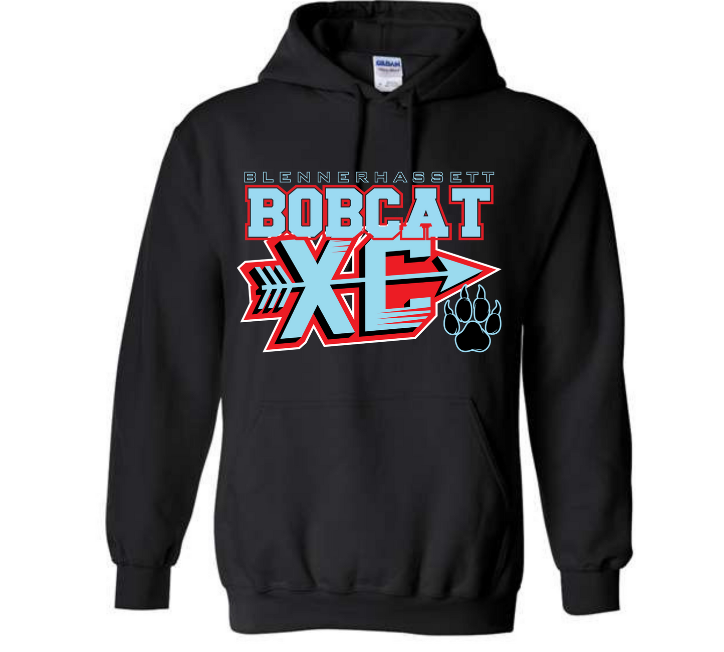 BLENNERHASSETT BOBCATS XC HOODIE