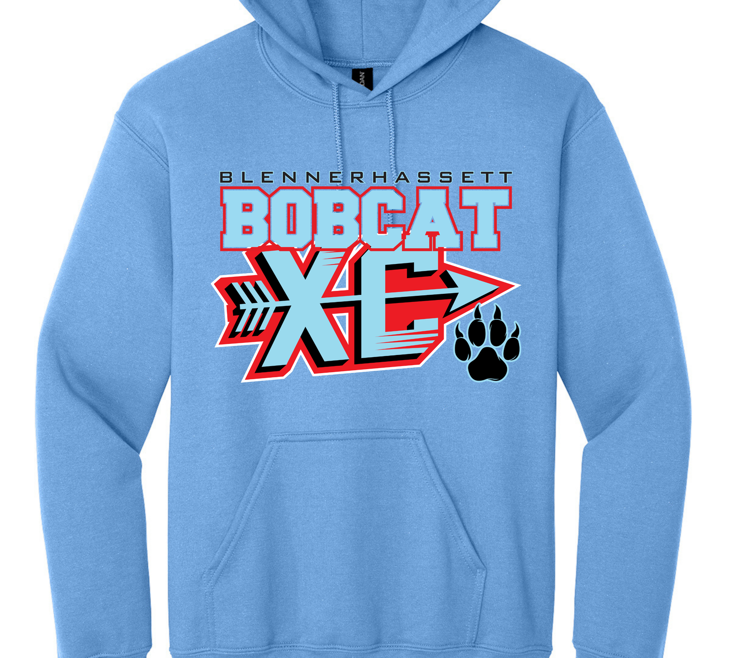 BLENNERHASSETT BOBCATS XC HOODIE