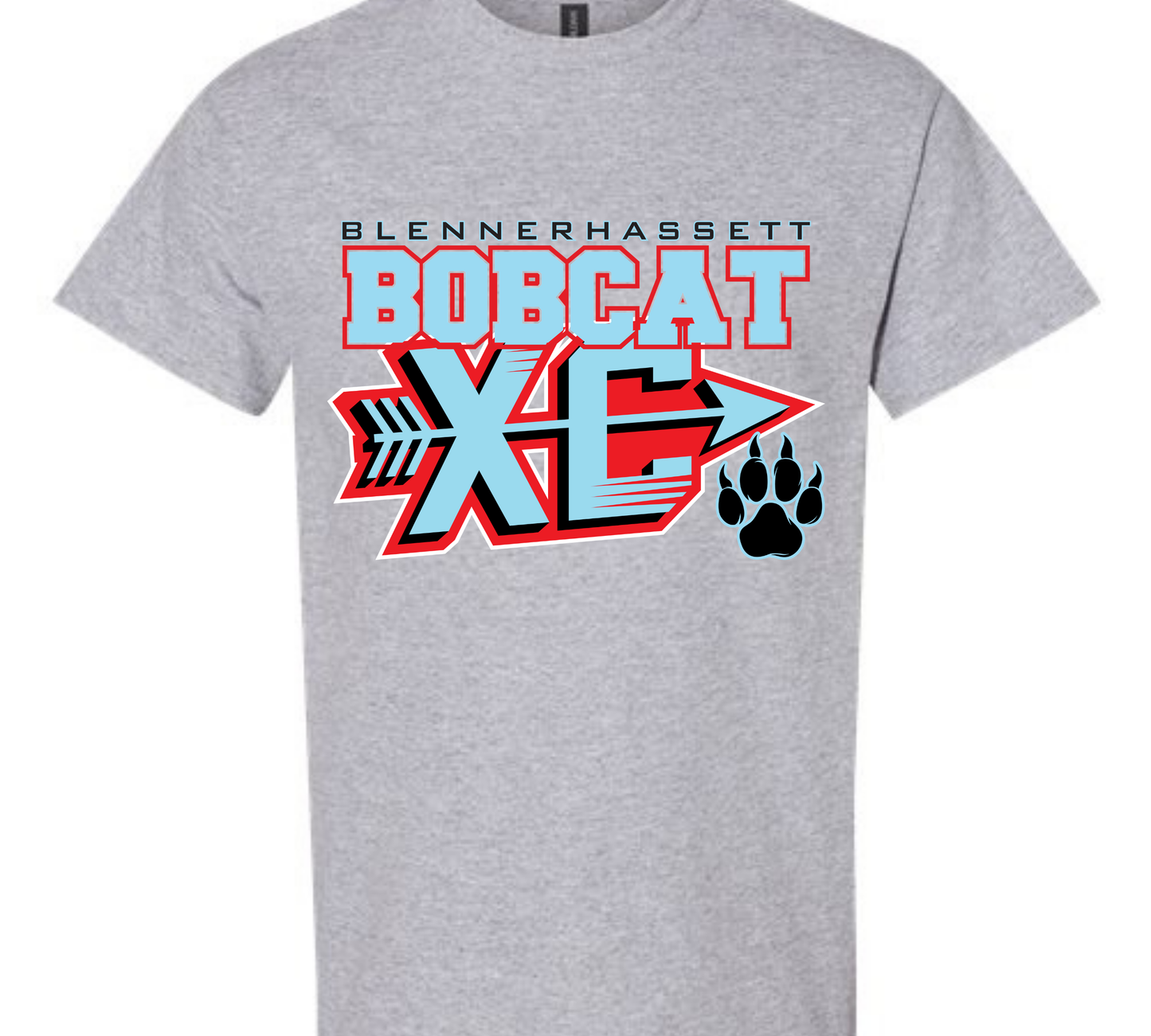 BLENNERHASSETT BOBCATS XC TEE