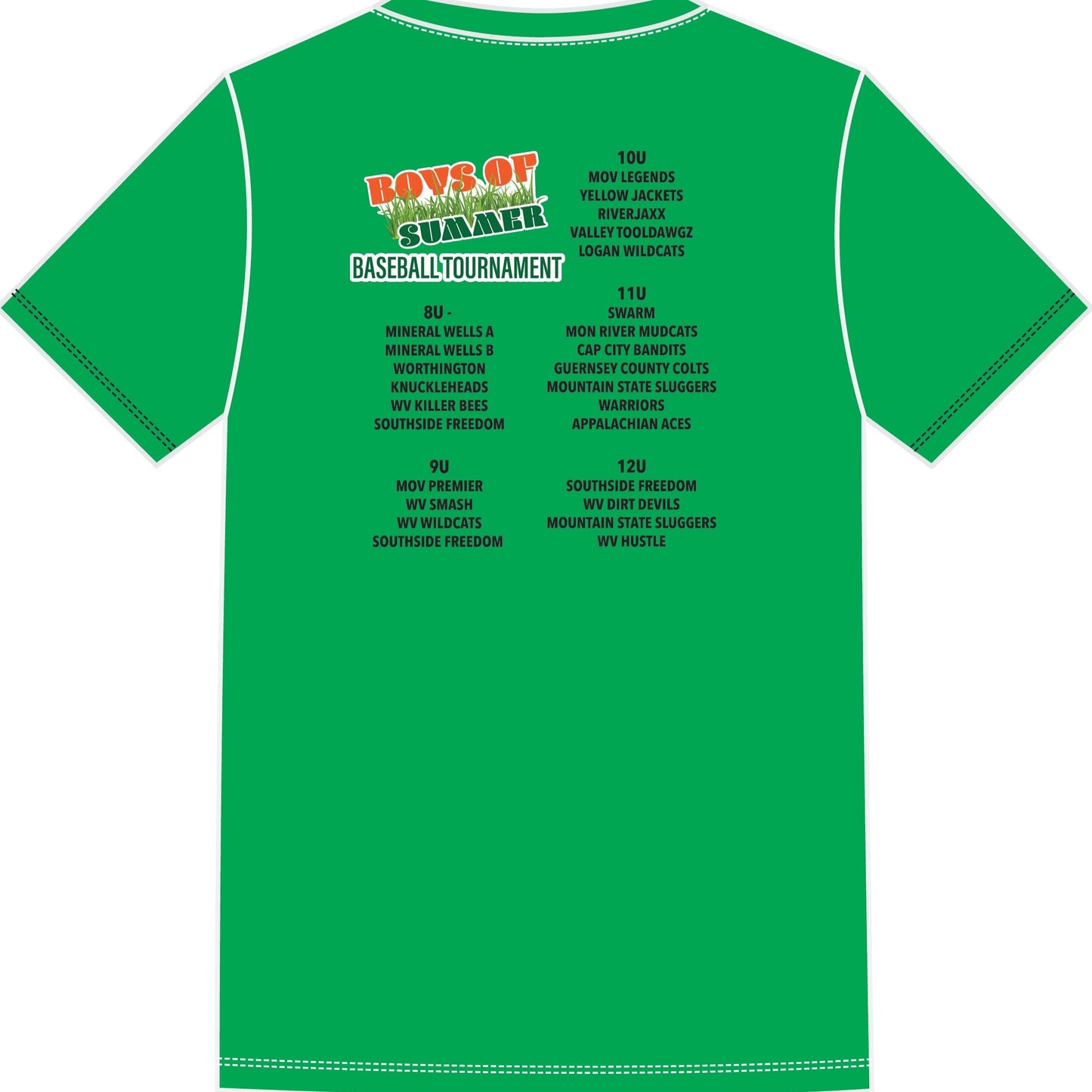 Boys of Summer Tournament Tee