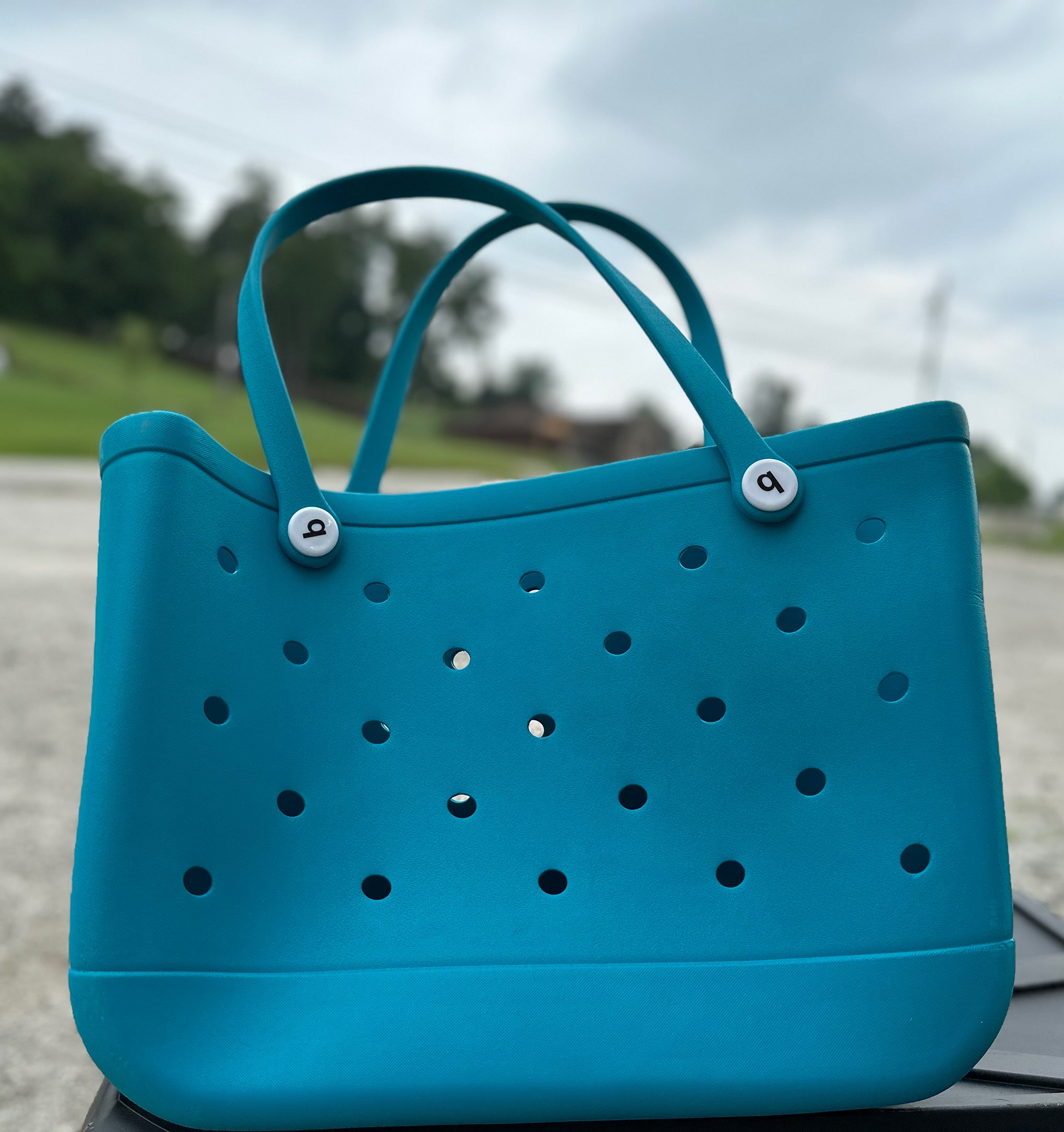 NWT deals TURQUOISE LARGE BOGG BAG