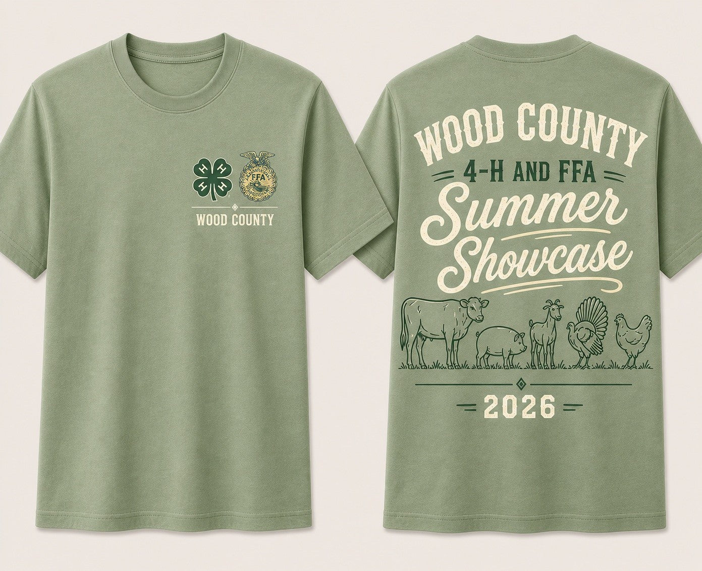 WOOD COUNTY 4-H & FFA SUMMER SHOWCASE TEE