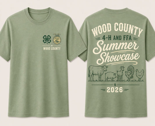 WOOD COUNTY 4-H & FFA SUMMER SHOWCASE TEE