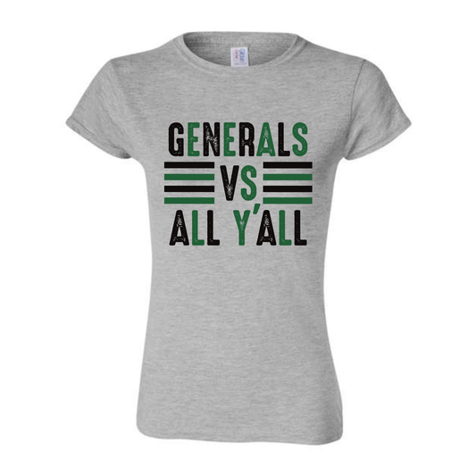 JACKSON GENERALS YALL T-SHIRT