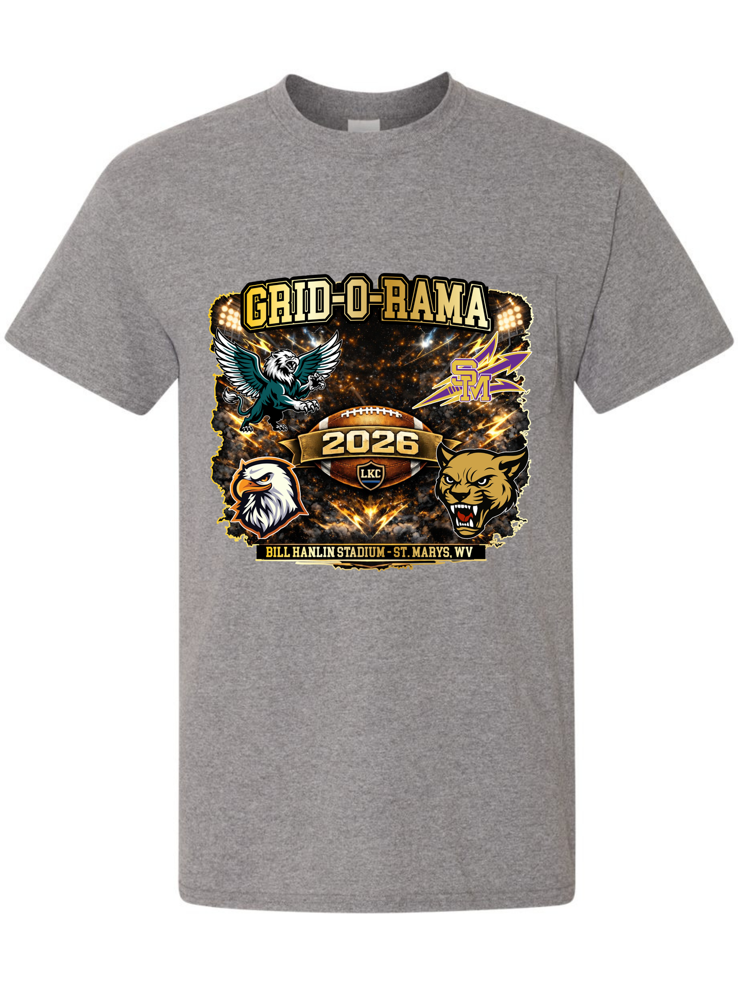 ST. MARYS GRID-O-RAMA T SHIRT