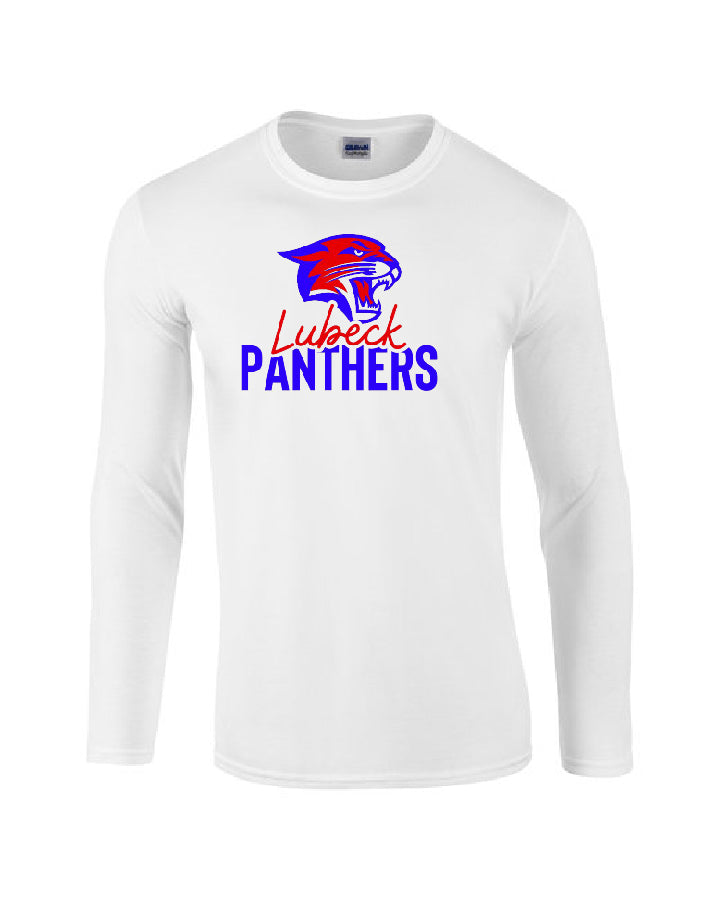 Lubeck Spirit Wear - Panthers Logo Long Sleeve T Shirt