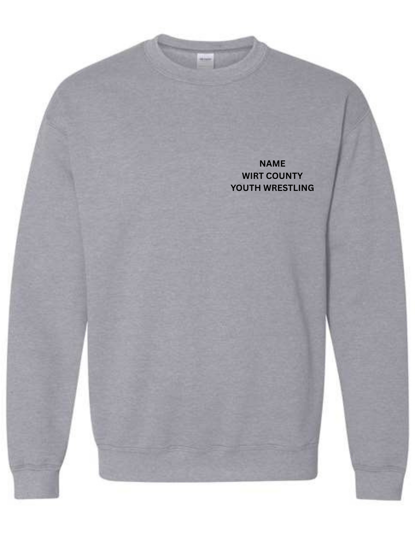 WIRT COUNTY YOUTH WRESTLING CREWNECKS