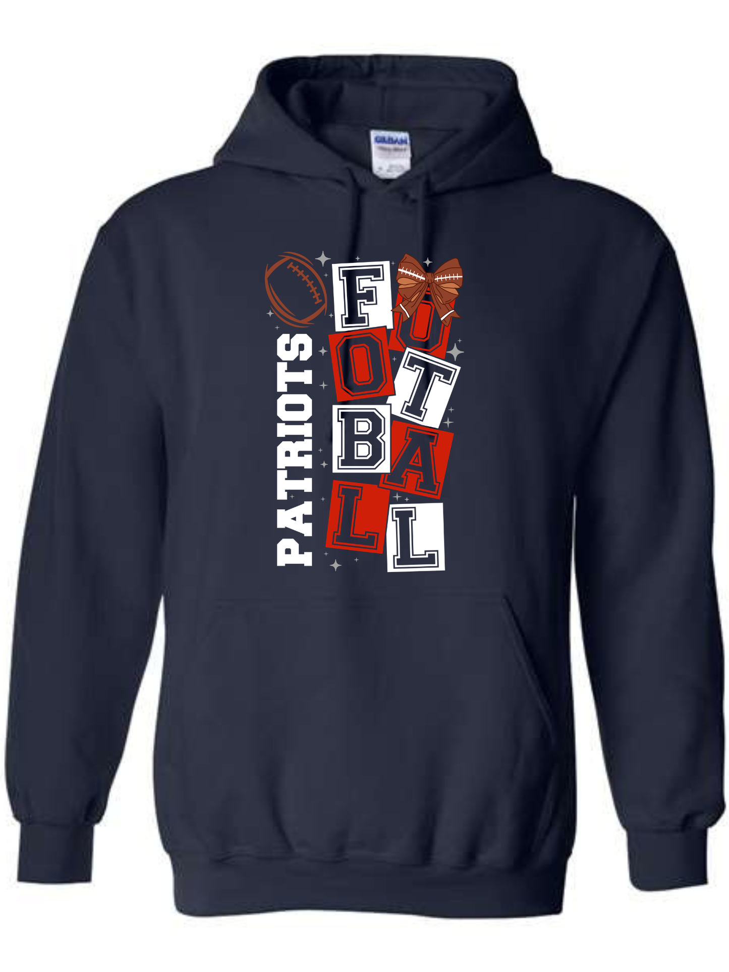 MINERAL WELLS PATRIOT FOOTBALL HOODIE