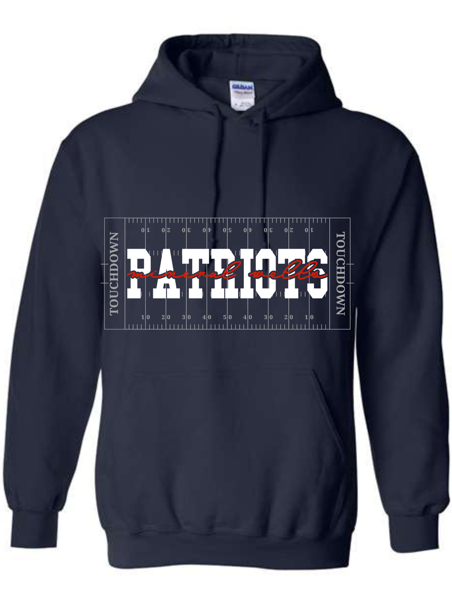 MINERAL WELLS PATRIOT FOOTBALL HOODIE