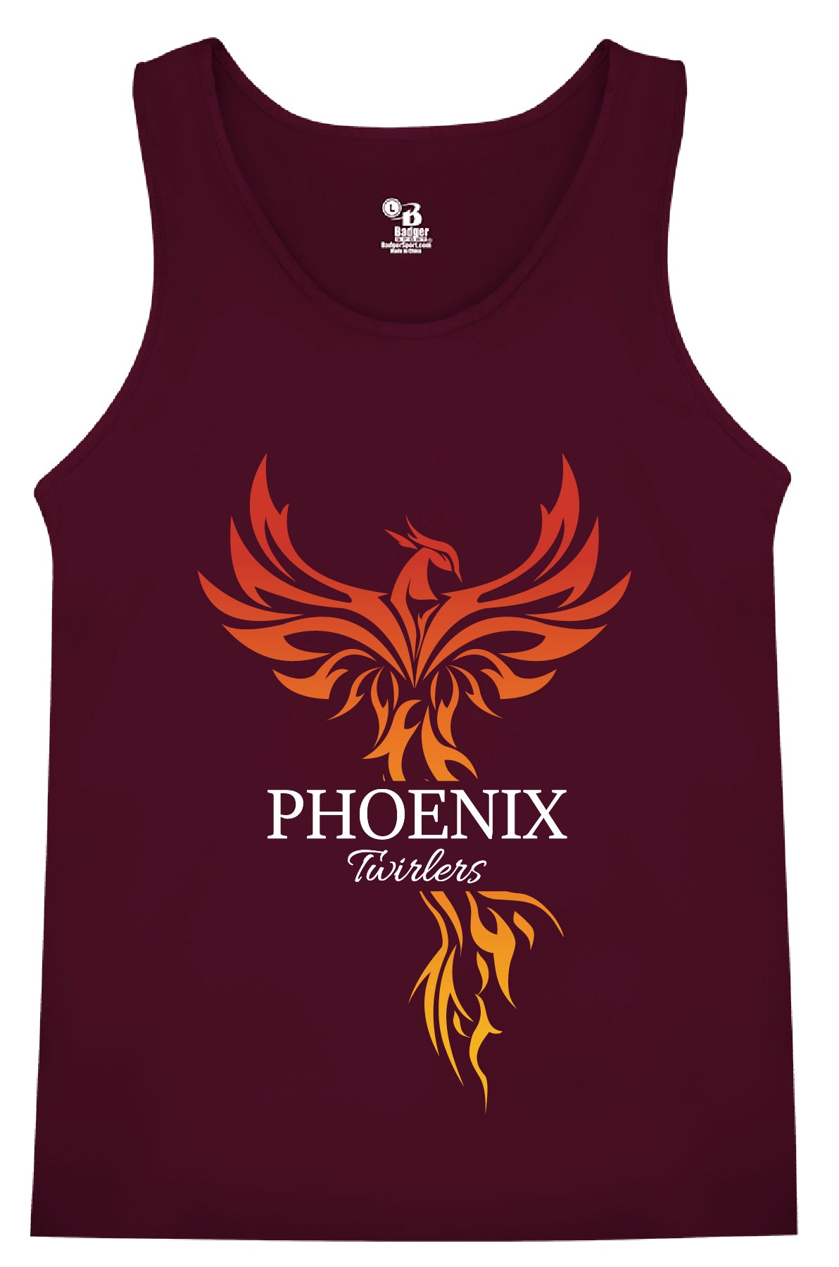 Phoenix Twirlers Racerback Tank - Girl's