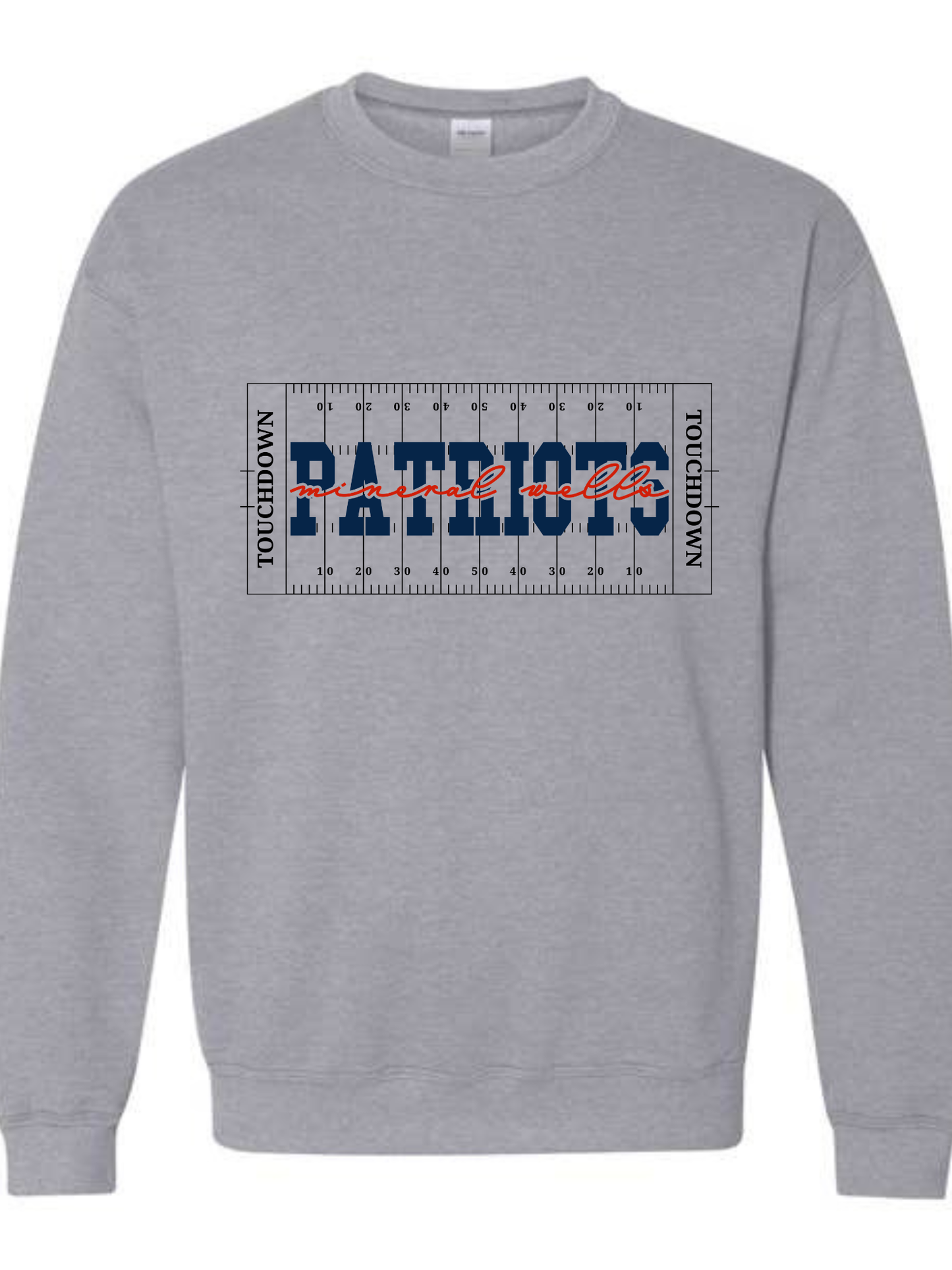 MINERAL WELLS PATRIOT FOOTBALL LONGSLEEVEE TEE