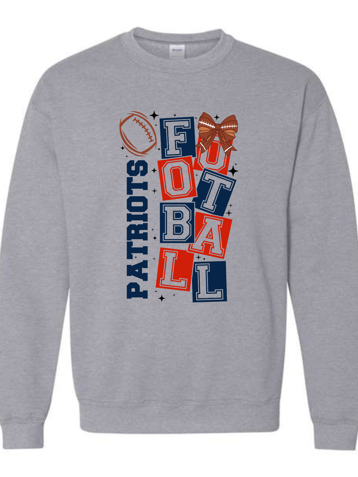 MINERAL WELLS PATRIOT FOOTBALL LONGSLEEVEE TEE