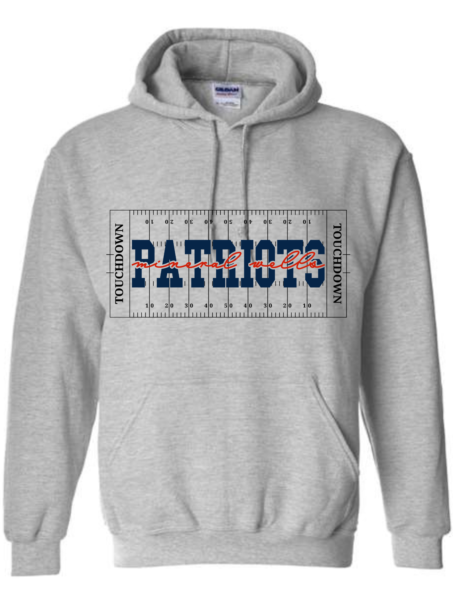 MINERAL WELLS PATRIOT FOOTBALL HOODIE