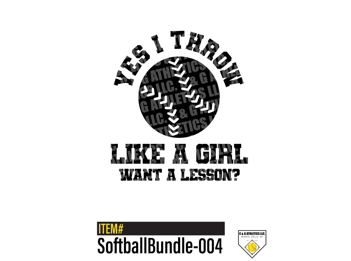 Yes I Throw Like A Girl. Solid-Color, Short Sleeve T-Shirt