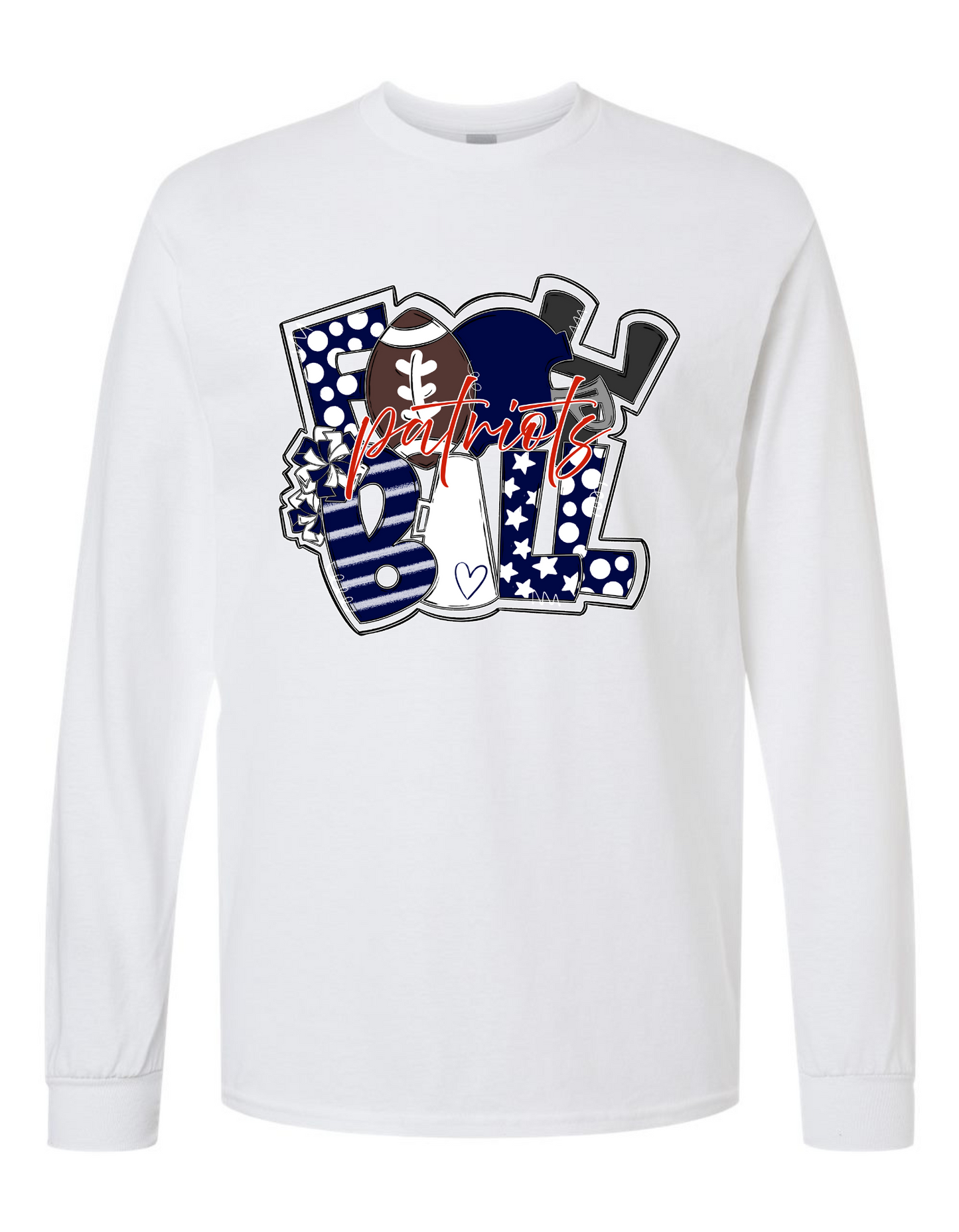 MINERAL WELLS FOOTBALL T-SHIRTS LONG SLEEVE
