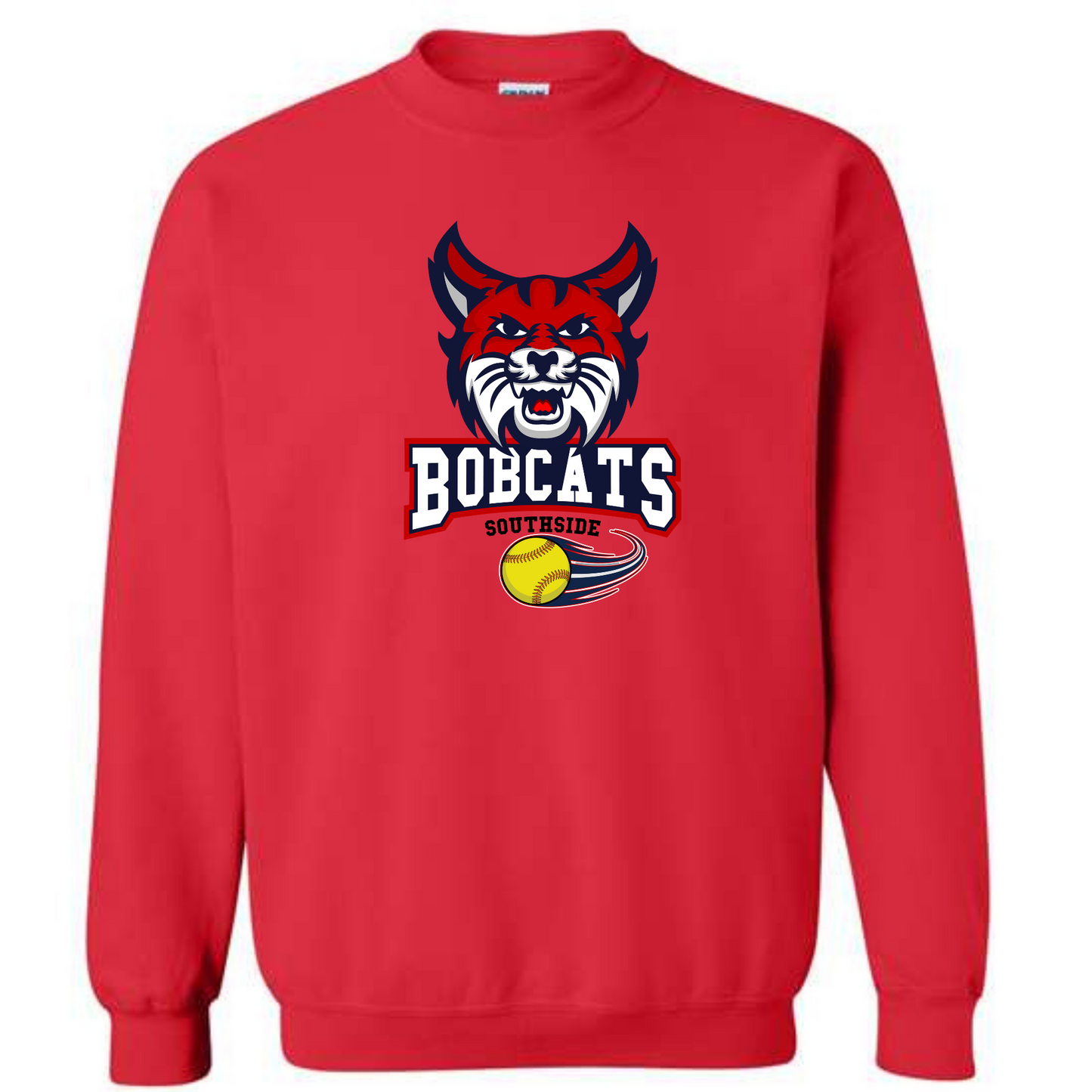 Southside Bobcats Softball Crewneck