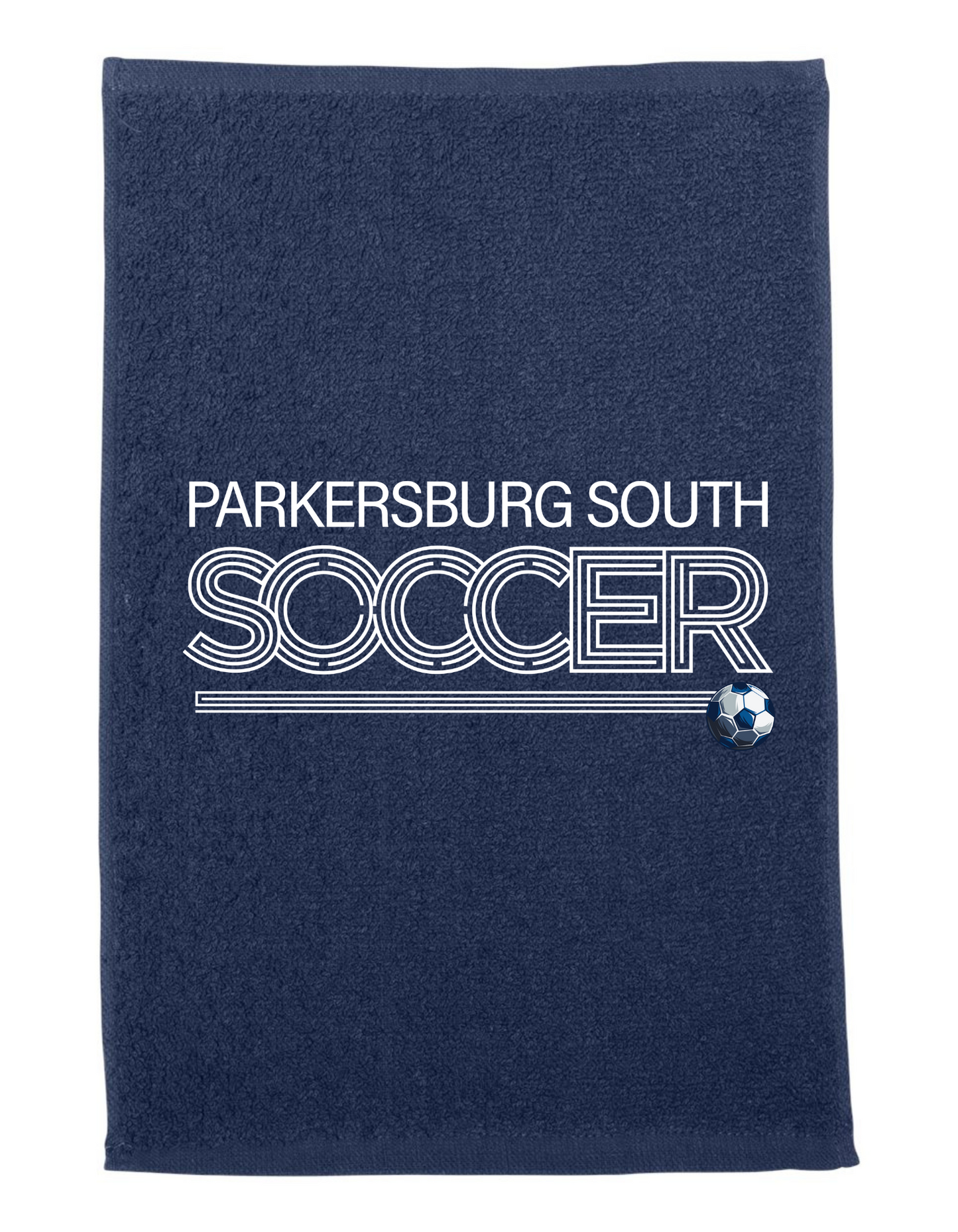 PARKERSBURG SOUTH HIGH SCHOOL SOCCER RALLY TOWEL