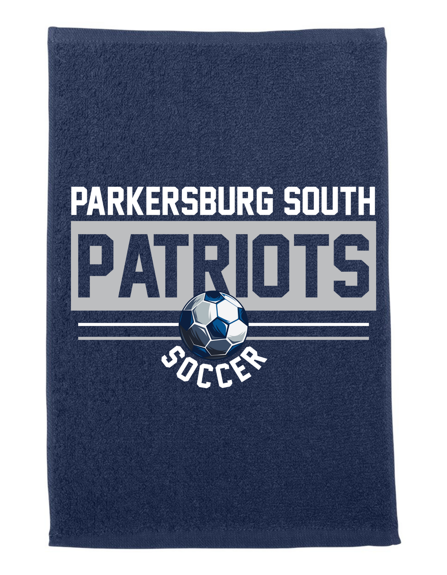 PARKERSBURG SOUTH HIGH SCHOOL SOCCER RALLY TOWEL