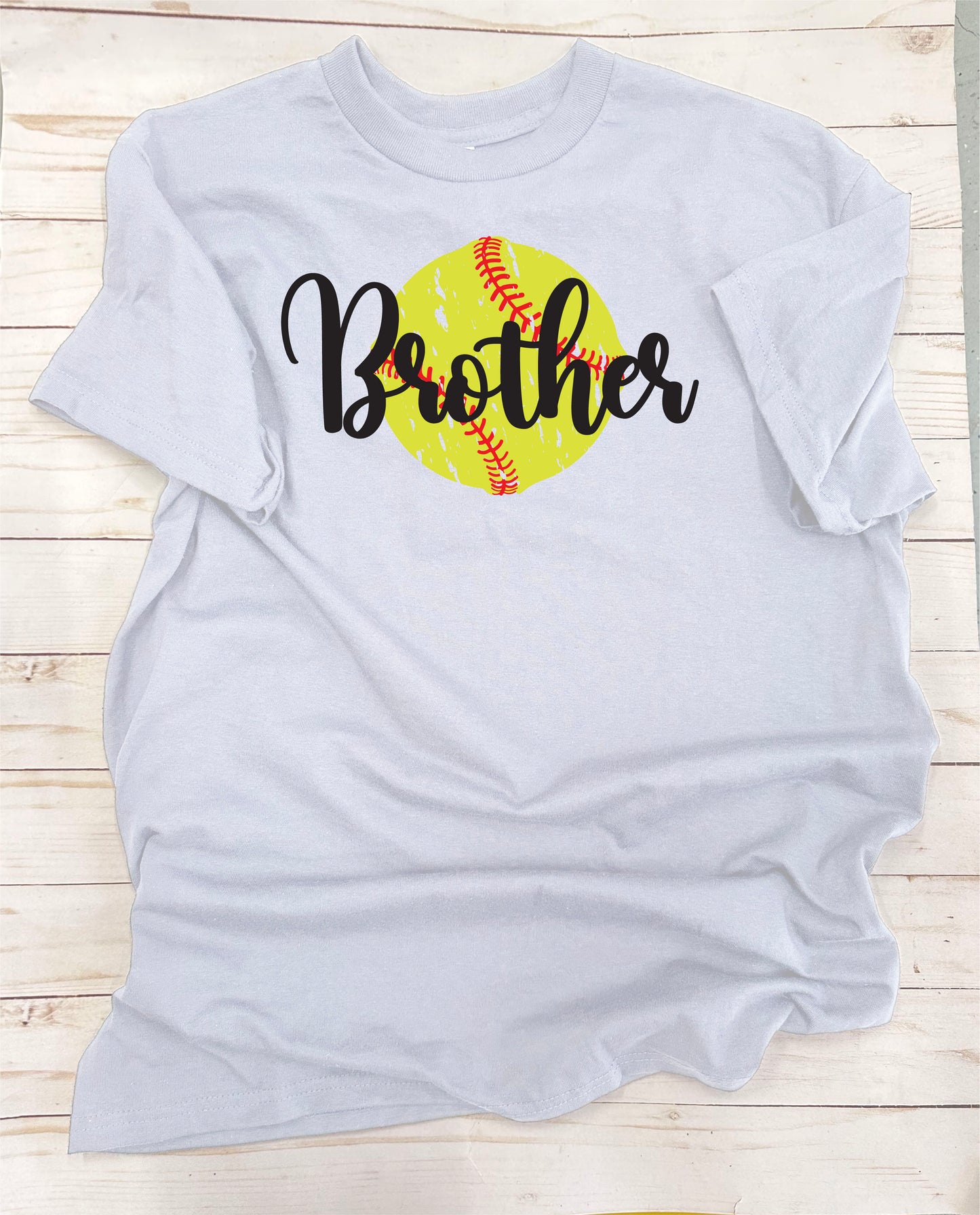 Brother Softball. Full-Color, Short Sleeve T-Shirt